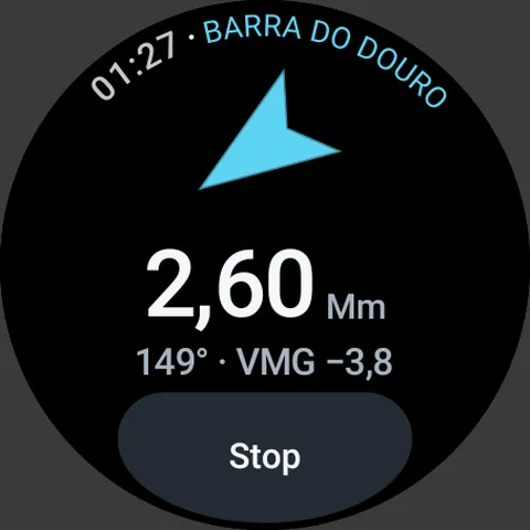 Ekran zegarka: Mapa i trasy